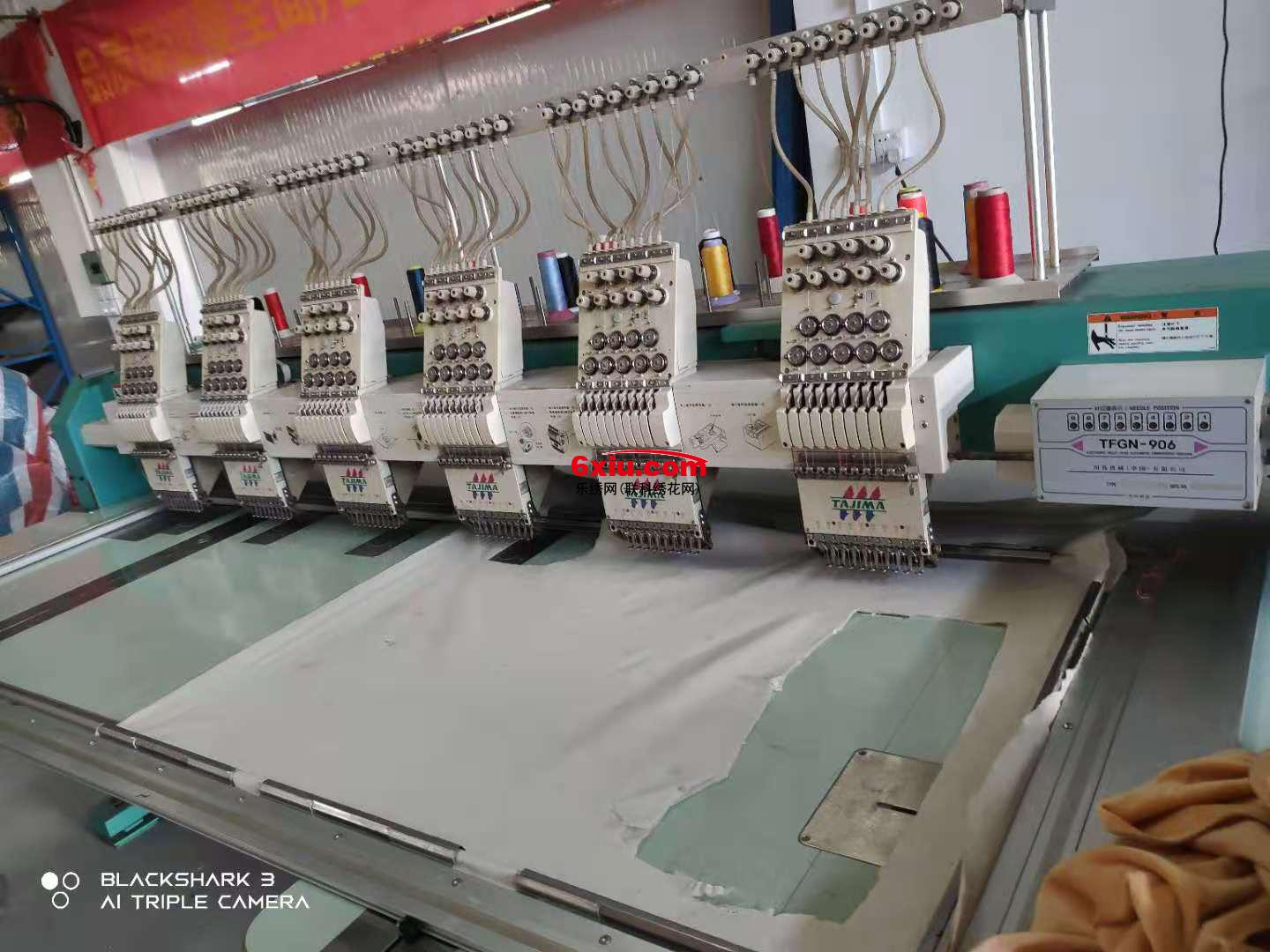 出售制衣厂田岛gn绣花机百灵达10年后高速机多台机器全部做货中欢迎来