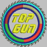 top gun embroidery pattern album