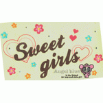 Cartoon letters embroidery pattern album
