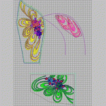 Top Flower embroidery pattern album