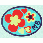 Badge Floral Badge Embroidery embroidery pattern album
