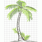 Beach Tree Embroidery Documents embroidery pattern album