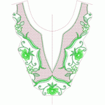 Collar collar embroidered original embroidery pattern album