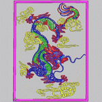 Feilong Embroidery Dragon Computer Dragon embroidery pattern album