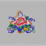 Peony, Peony Embroidery, Computer embroidery pattern album