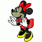 Happy Mickey Mouse Embroidery Computer embroidery pattern album