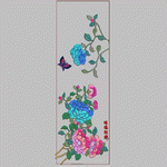 Spring embroidery hanging pictures, decorations, computer embroidery pictures embroidery pattern album