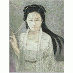 Liu Yifei's Chaotic Needle Embroidery Character Cross Embroidery Portrait Computer embroidery pattern album