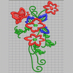 Flower embroidery embroidery pattern album