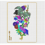 Crane computer craft, crane embroidery process embroidery pattern album