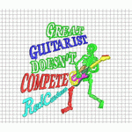 Guitar Skull Picture, Embroidery embroidery pattern album