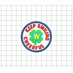 Y60 circular Badge embroidery pattern album