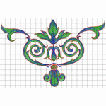 Tape drawing pattern embroidery pattern album