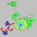 Flower Computer Flower Download embroidery pattern album