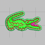 Crocodile and Crocodile Embroidery embroidery pattern album