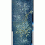 Denim Side Bone Chevron Flower embroidery pattern album