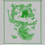 Chinese Dragon embroidery pattern album