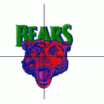 Bears Bear Head Sign embroidery pattern album