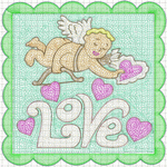 Angel of love embroidery pattern album
