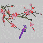 Bird plum blossom boutique embroidery pattern album