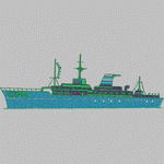 Embroidery Material for Large Ships and Ships embroidery pattern album