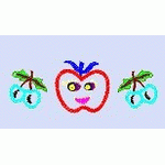 Apple Smile Face Embroidery embroidery pattern album