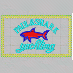 Shark Badge embroidery pattern album