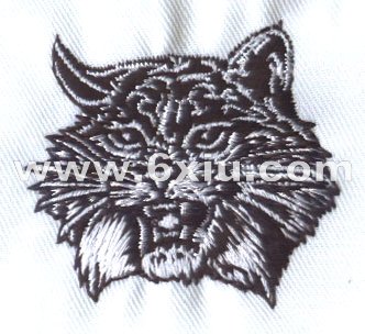 Tiger's power embroidery pattern album