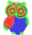 Beaded Owl embroidery pattern album