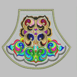 National embroidery embroidery pattern album