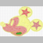 Mickey Mouse 5 mm Pearl Slices embroidery pattern album