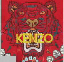 Tiger Kenzo Tiger New Tiger Headband Sticker embroidery pattern album