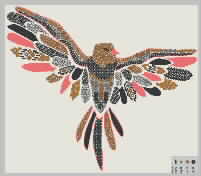 Eagle Bird Bird Bead embroidery pattern album