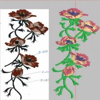 FLOWER embroidery pattern album