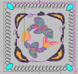 Cross-stitch sweater embroidery pattern album