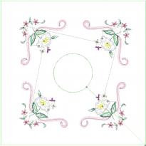 Table cloth embroidery pattern album