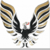 Eagle applique embroidery pattern album