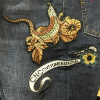 Gecko jeans bag embroidery pattern album