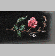 Peony flower embroidery pattern album