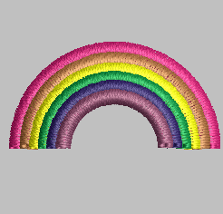 Chapter Rainbow embroidery pattern album