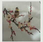 Bird starling embroidery pattern album