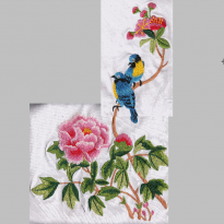 Hanfu cheongsam boutique flowers, birds and pretty flowers embroidery pattern album