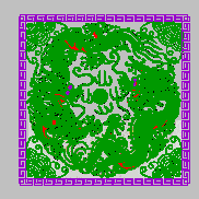 Dragon double dragon play bead embroidery pattern album