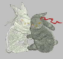 Rabbit bunny hanfu embroidery pattern album