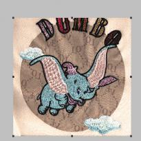 Elephant Dumbo embroidery pattern album