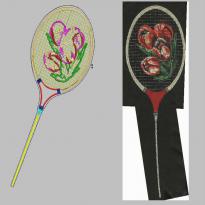 Racket badminton embroidery pattern album