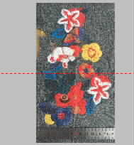 Sleeve flower embroidery pattern album