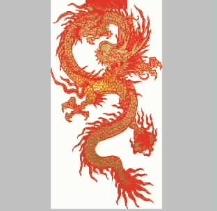 Dragon golden dragon embroidery pattern album
