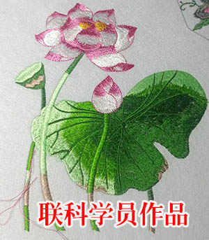 学员绣花样品