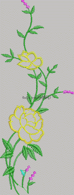 Jeans embroidery pattern album